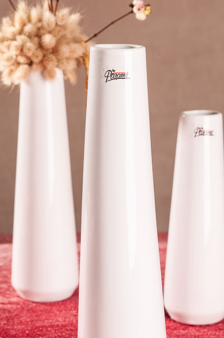 13058-28W IBIZA Porcelánová bílá váza 28 cm od Paramit